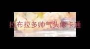 拉布拉多帅气头像卡通