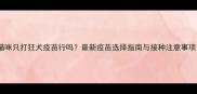 猫咪只打狂犬疫苗行吗最新疫苗选择指南与接种注意事项