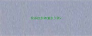 拉布拉多体重多少钱