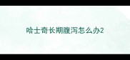哈士奇长期腹泻怎么办