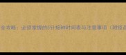 金毛幼犬疫苗全攻略必须掌握的5针接种时间表与注意事项附疫苗知识图解