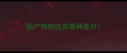 国产狗狗疫苗哪种最好
