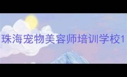 珠海宠物美容师培训学校