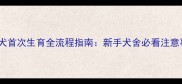 金毛犬首次生育全流程指南新手犬舍必看注意事项