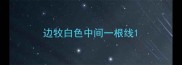 边牧白色中间一根线