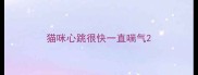 猫咪心跳很快一直喘气