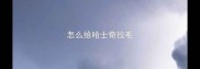 怎么给哈士奇拉毛