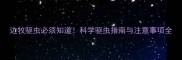 边牧驱虫必须知道科学驱虫指南与注意事项全