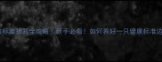 CKU边牧标准折耳全攻略新手必看如何养好一只健康标准边牧