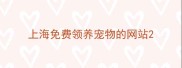 上海免费领养宠物的网站