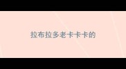拉布拉多老卡卡卡的