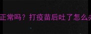 猫咪接种疫苗后呕吐正常吗打疫苗后吐了怎么办附正确护理指南