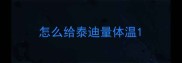 怎么给泰迪量体温