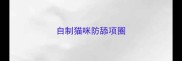 自制猫咪防舔项圈