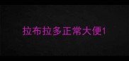 拉布拉多正常大便