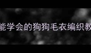 萌宠穿搭指南零基础也能学会的狗狗毛衣编织教程附尺寸表避坑指南