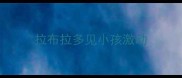 拉布拉多见小孩激动