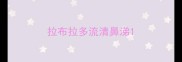 拉布拉多流清鼻涕