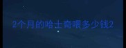 2个月的哈士奇喂多少钱