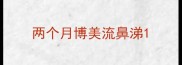 两个月博美流鼻涕