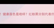 拉布拉多唇色全健康唇色是啥样红粉黑分别代表什么附护理指南