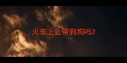 火车上让带狗狗吗