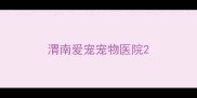 渭南爱宠宠物医院