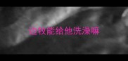 边牧能给他洗澡嘛