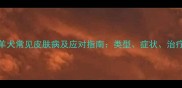 边境牧羊犬常见皮肤病及应对指南类型症状治疗与预防