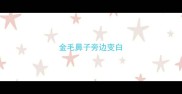金毛鼻子旁边变白