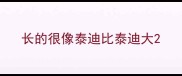 长的很像泰迪比泰迪大