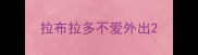 拉布拉多不爱外出