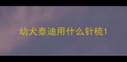 幼犬泰迪用什么针梳