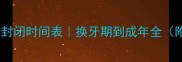 哈士奇骨骼封闭时间表换牙期到成年全附养护指南