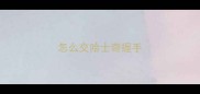 怎么交哈士奇握手