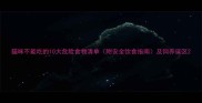 猫咪不能吃的10大危险食物清单附安全饮食指南及饲养误区