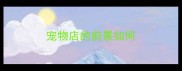 宠物店的前景如何