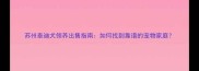 苏州泰迪犬领养出售指南如何找到靠谱的宠物家庭