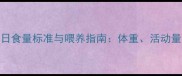 9个月泰迪犬每日食量标准与喂养指南体重活动量与营养配比全