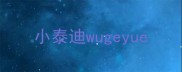 小泰迪wugeyue