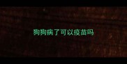 狗狗病了可以疫苗吗