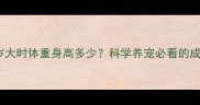 哈士奇1岁大时体重身高多少科学养宠必看的成长指标全