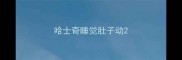 哈士奇睡觉肚子动
