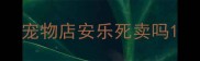 宠物店安乐死卖吗