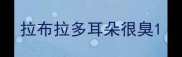 拉布拉多耳朵很臭