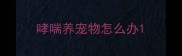 哮喘养宠物怎么办