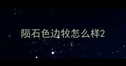 陨石色边牧怎么样