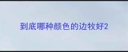 到底哪种颜色的边牧好