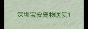 深圳宝安宠物医院