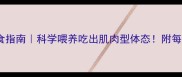 哈士奇饮食指南科学喂养吃出肌肉型体态附每日食谱表